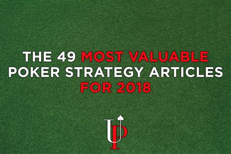 poker strategy articles|Poker Strategies .